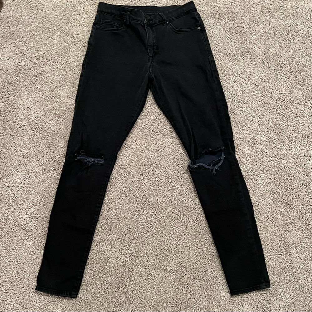 Top shop black skinny jeans.